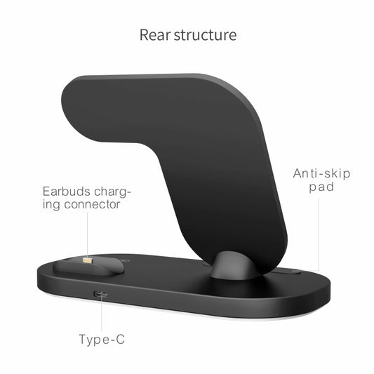 Station De Chargeur Sans Fil Rapide and Pour iPhone Airpods Pro Watch