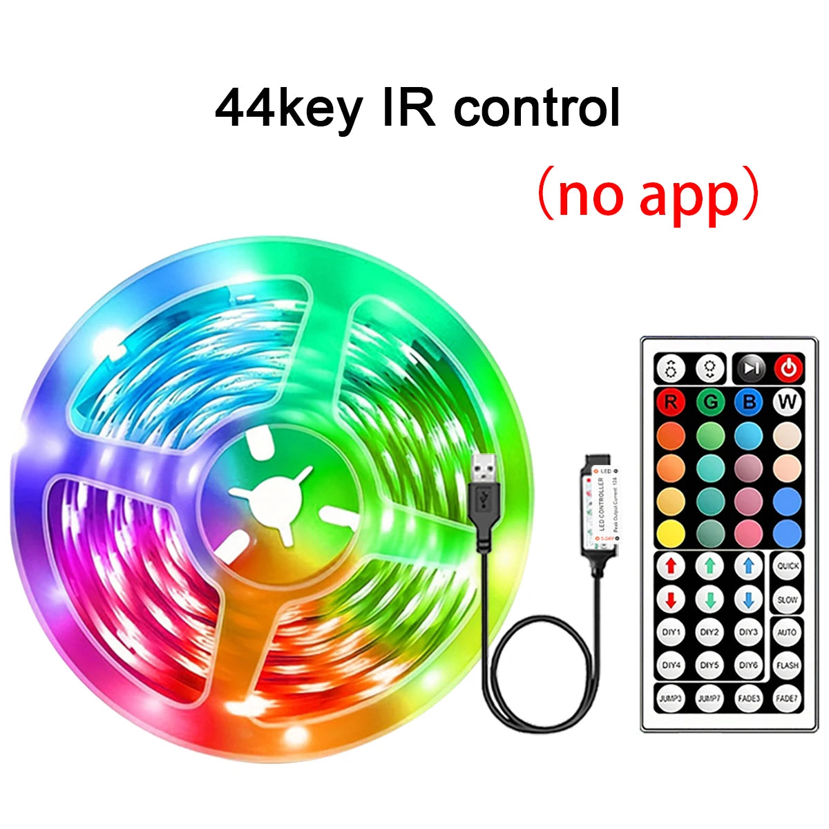APP Control Flexible RGB Led Strip Lights for Room Bedroom Decoration