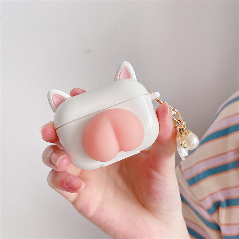 Apple Kawaii Press Butt Stress Relieve Airpods Case