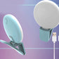 Selfie Round Live Clip External LED mini Small Q Mobile Phone Selfie Fill Light
