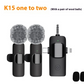Wireless Collar Clip Microphone Three-in-one Three Connector Mini Microphone 35 Hole