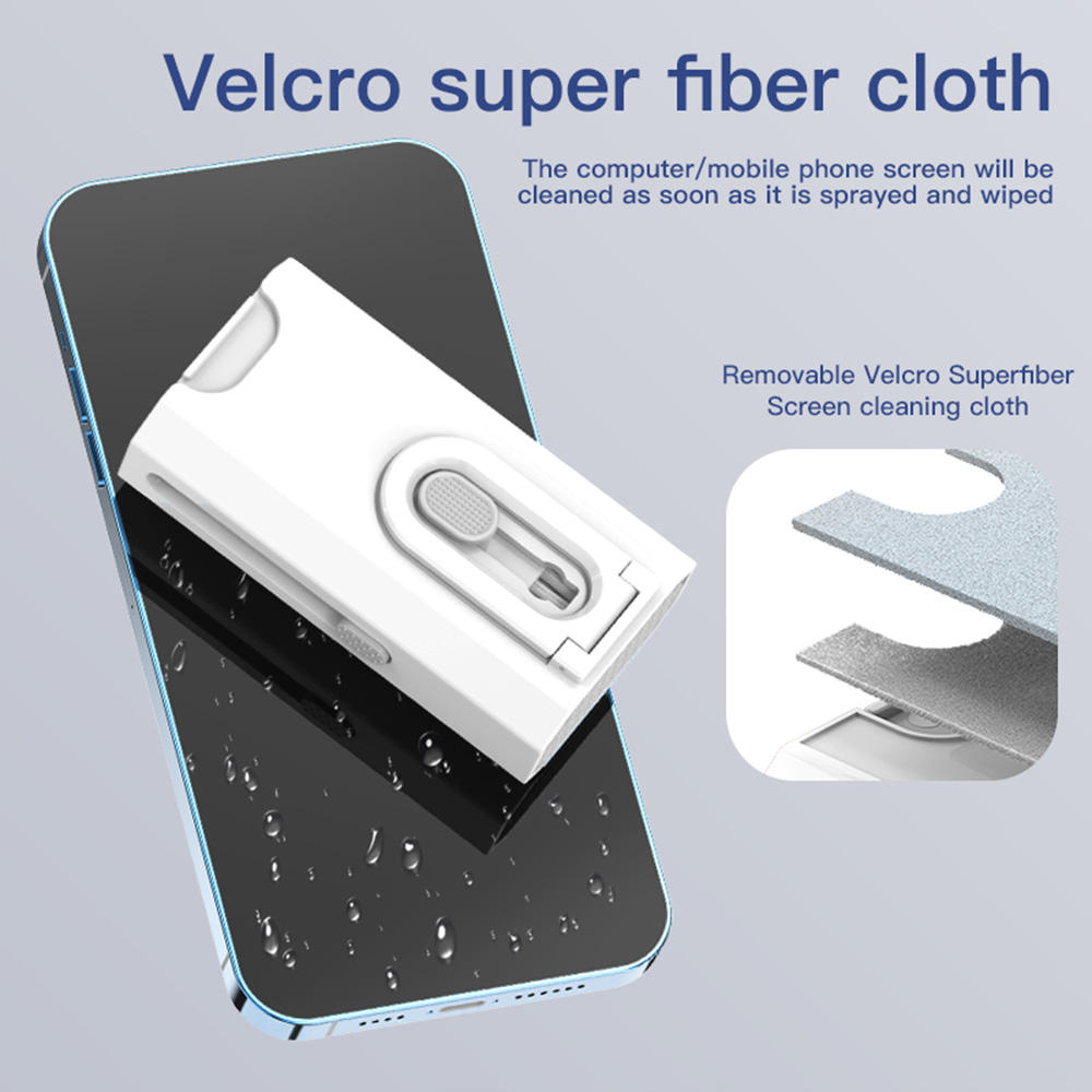 Dust Keyboard Phone Screen Lens Earbuds Sponge Cleaning Brush Kit Set