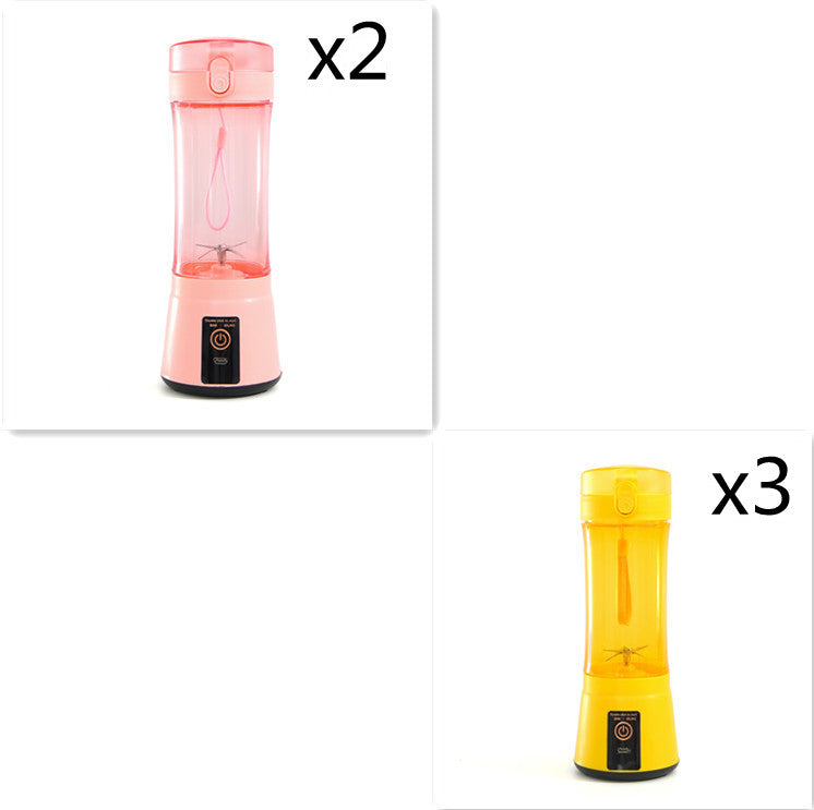 Portable Electric Fruit Juicer Wireless USB Rechargeable Mini Mixer