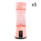 Portable Electric Fruit Juicer Wireless USB Rechargeable Mini Mixer