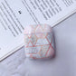 Apple White Marble Case for Airpods Earphone Case