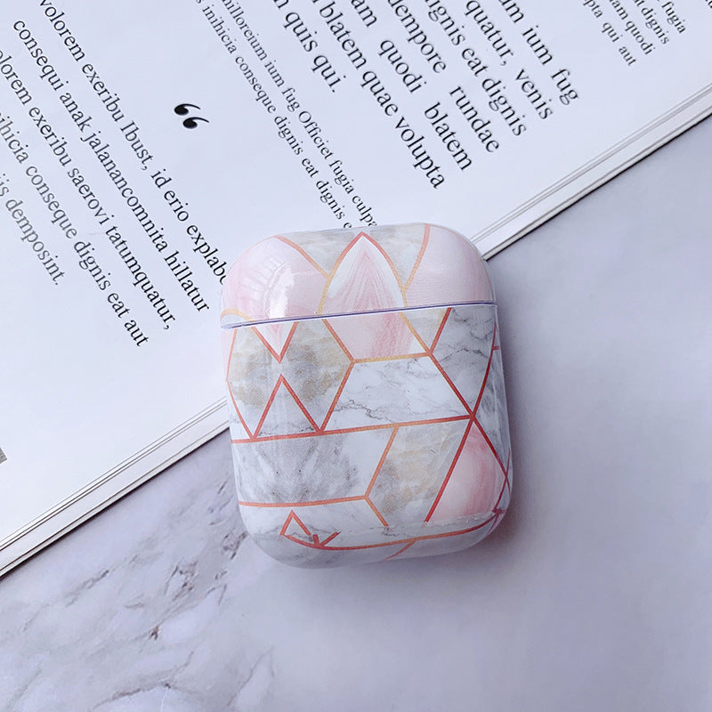 Apple White Marble Case for Airpods Earphone Case