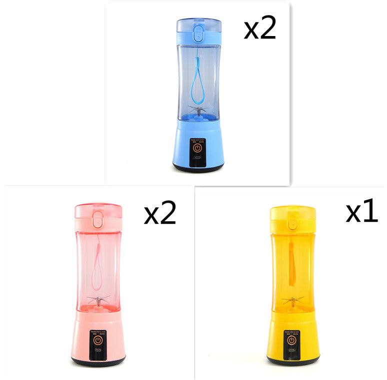 Portable Electric Fruit Juicer Wireless USB Rechargeable Mini Mixer