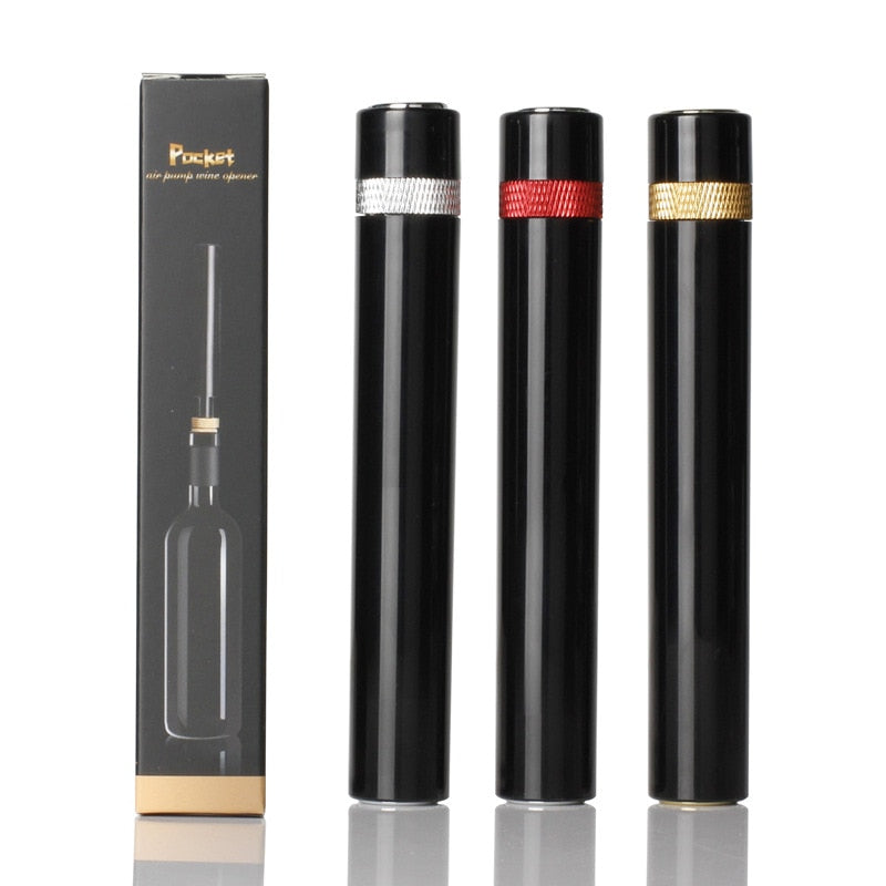 Wine Bottle Opener Air Pump Opening Tools Stainless Steel Pin Jar Cork Remover