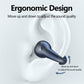 Ear Clip Bluetooth 5.3 Touch Wireless Earphone In-Ear Bass HIFI Sports Headset