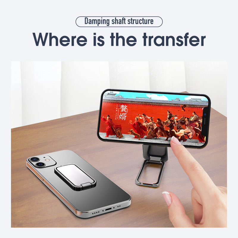Mobile Phone Holder Ring Buckle Retractable Desktop Cell Phone Stand