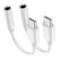 Mobile Phone Type C Headset Adapter and Fast Charging Adapter