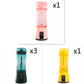 Portable Electric Fruit Juicer Wireless USB Rechargeable Mini Mixer