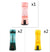 Portable Electric Fruit Juicer Wireless USB Rechargeable Mini Mixer