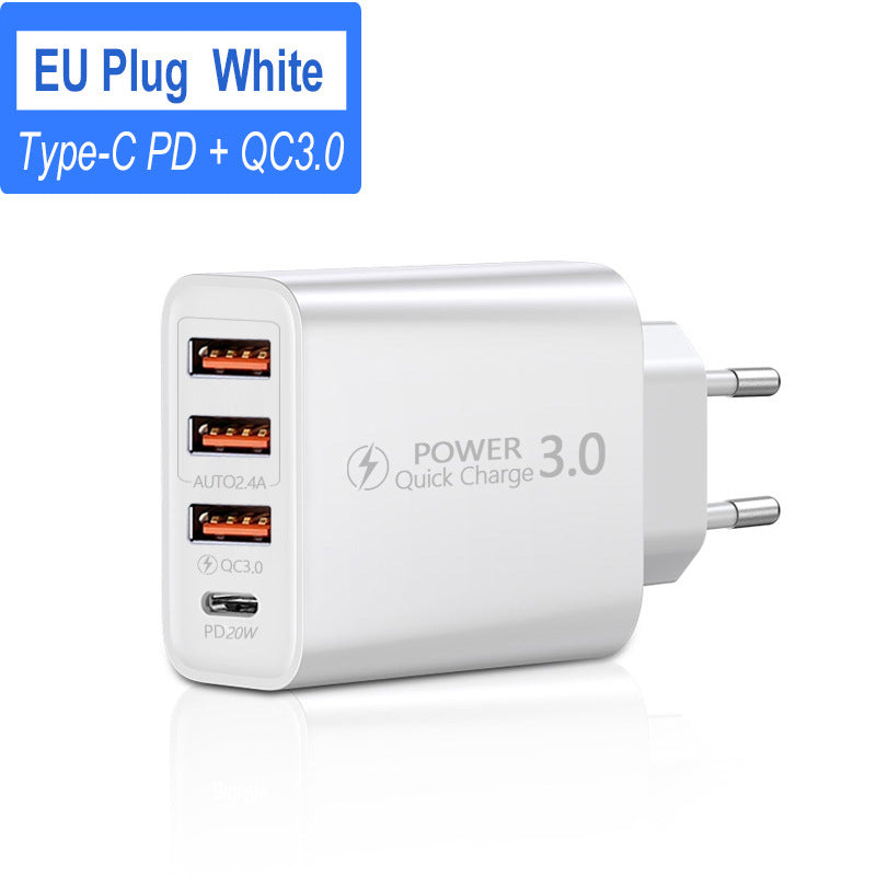 U.S. And European 3USB Mobile Phone Adapter and Fast Charger Adapter