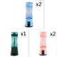 Portable Electric Fruit Juicer Wireless USB Rechargeable Mini Mixer