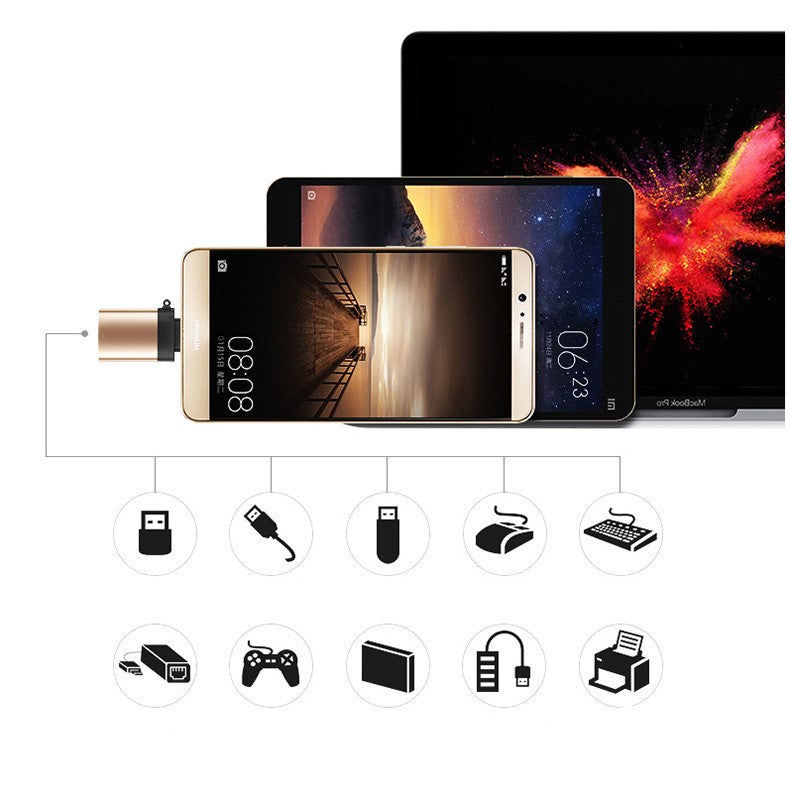 Android TYPE C Mobile Phone Adapter and Fast Charging Adapter