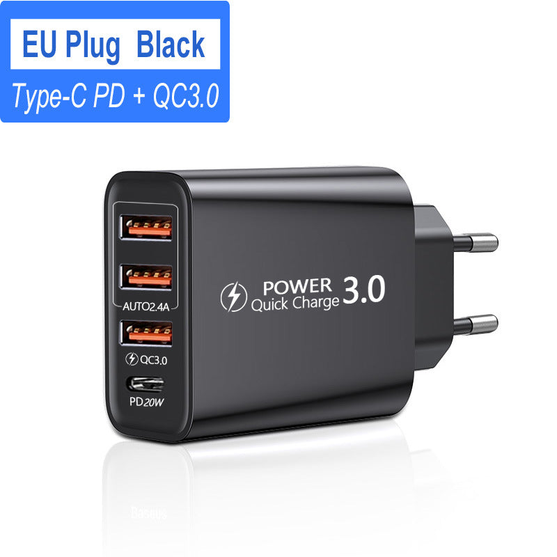 U.S. And European 3USB Mobile Phone Adapter and Fast Charger Adapter