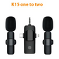 Wireless Collar Clip Microphone Three-in-one Three Connector Mini Microphone 35 Hole