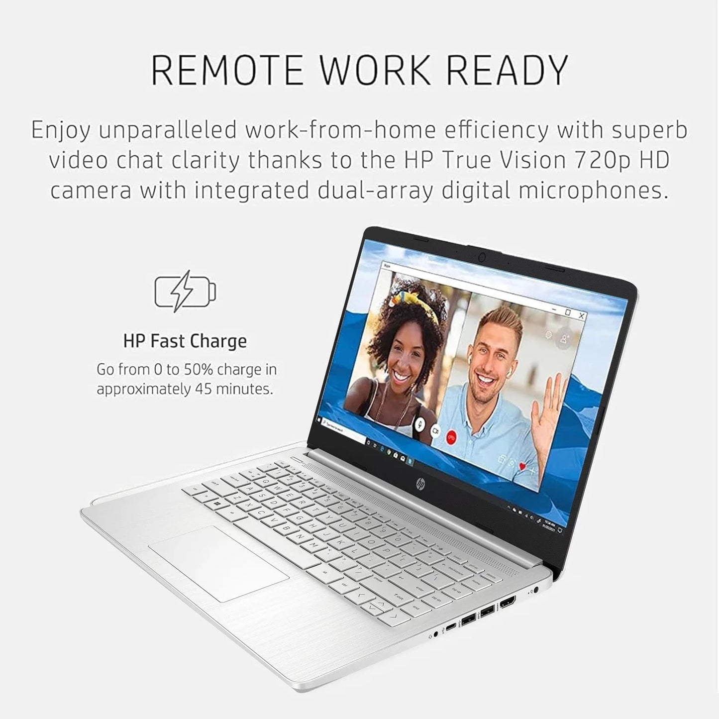 HP Newest 14" Business Laptop, Intel Celeron N4120 Laptop