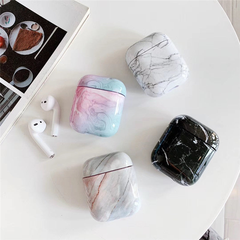 Apple White Marble Case