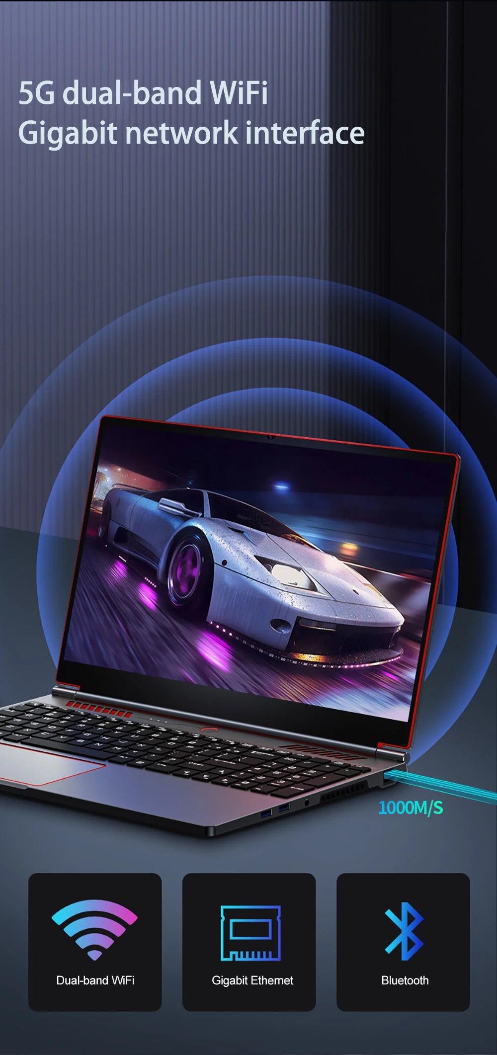16.1 Inch Gaming Laptop GTX1650 4G Intel Core i9-9880H i7-9750H