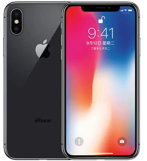 Original Unlocked Apple iPhone X and Dual Back Camera 4G LTE  iPhone