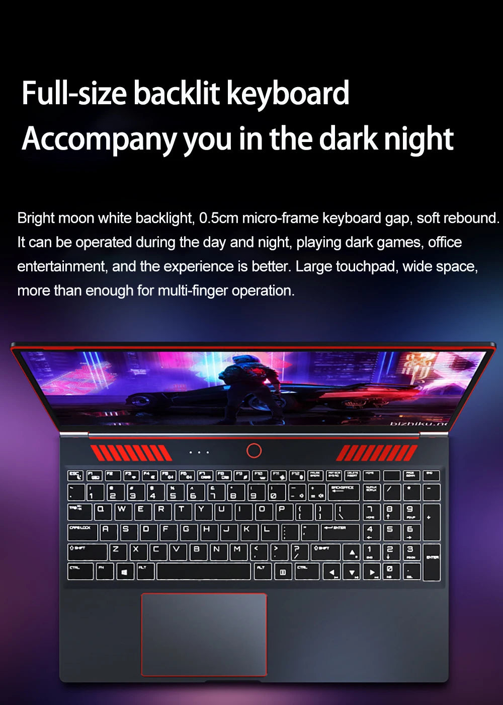 16.1 Inch Gaming Laptop GTX1650 4G Intel Core i9-9880H i7-9750H