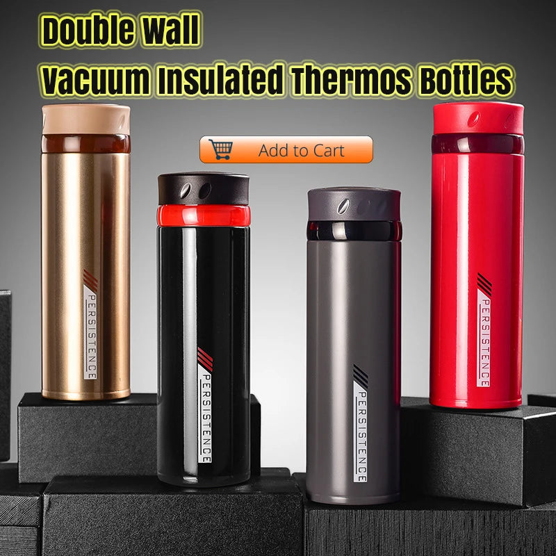 Stainless Steel Smart Water Drink Hot & Cold Bottle LCD Temperature Display