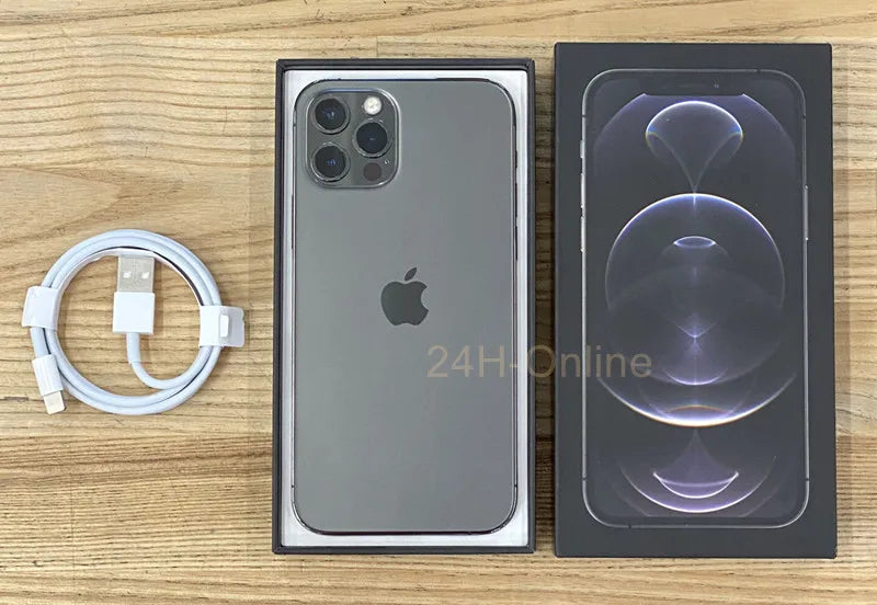 Genuine Apple iPhone 12 Pro, A14 Bionic IOS Face ID NFC Unlocked 5G 98%