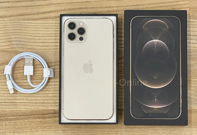 Genuine Apple iPhone 12 Pro, A14 Bionic IOS Face ID NFC Unlocked 5G 98%