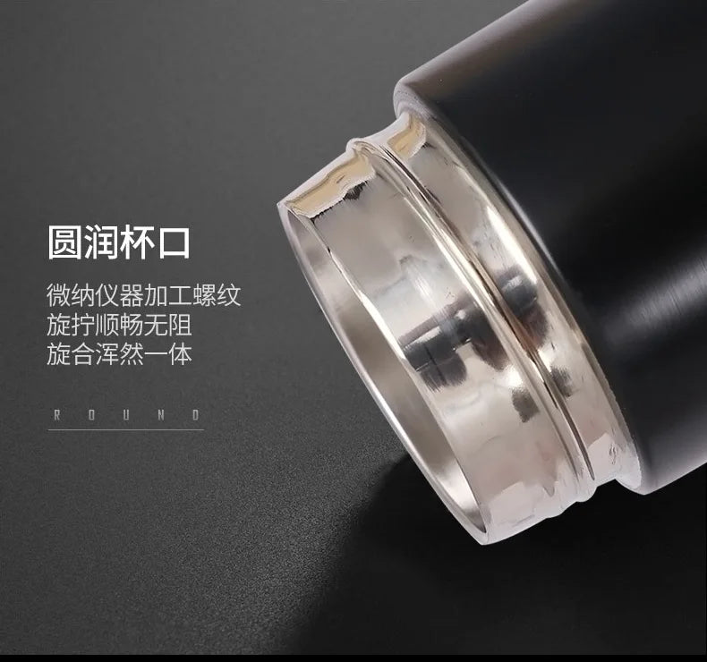 Vacuum Water Stainless Steel Bottle Smart Display Temperature 500ML Safety