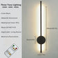 Magnetic Rechargeable 50 Wall Lamp Black Gold LED Lighting Wiring Free