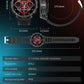 Waterproof GPS Compass Flashlight 1.7" AMOLED HD Call Sports Smart Watch