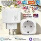 EU Power Monitor Wireless App Voice Remote Control Socket Outlet Work
