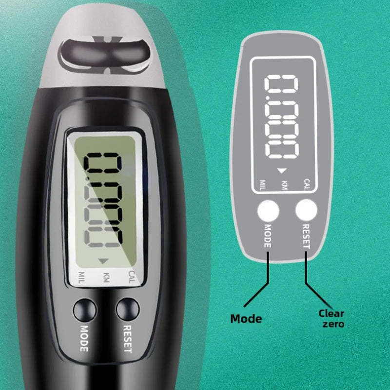 Electronic Counting Rope Skipping Speed Steel Wire Cordless Dual-use Smart Aerobic