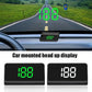 Auto Electronics Projector Display White Green Car Light Digital HUD