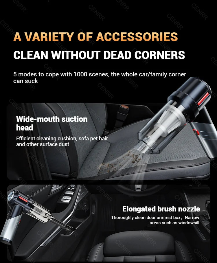 Portable Vacuum Cleaner for Home Appliance Handheld Blower Car Cleaner
