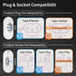 TNCE Tuya Brazil Plug 16/20A adapter, Smart outlet Voice control