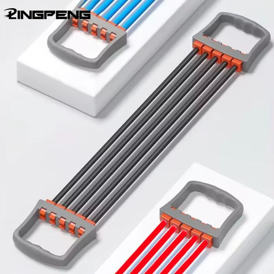Full Body Workout Set - Chest Expander with 5 Removable Resistance Bands