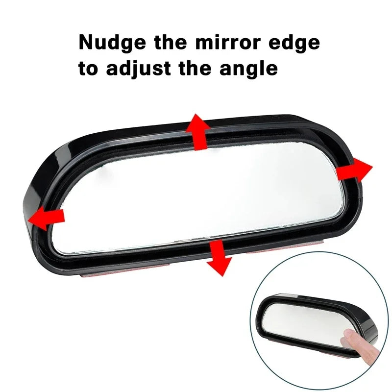 Auto Mirror Adjustable Wide Angle Side Rear Mirror Blind Spot Convex Mirrors