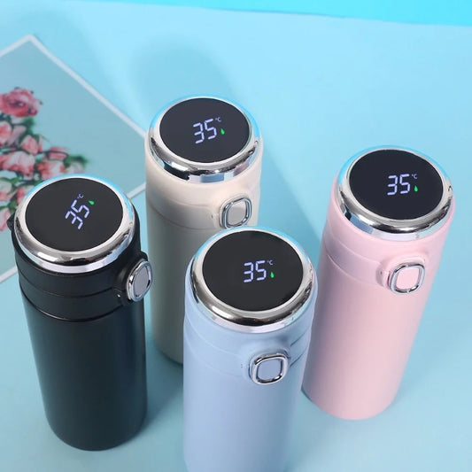 Smart Thermos Stainless Steel Water Bottle Led Digital Temperature Display