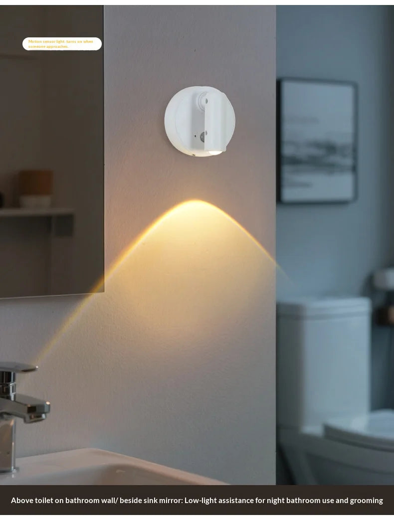 Magnetic Base USB Rechargeable LED Cordless Wall Light