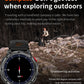 Waterproof GPS Compass Flashlight 1.7" AMOLED HD Call Sports Smart Watch