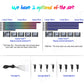 Full Color Streamer Car Ambient Lights RGB 64 Color Universal LED