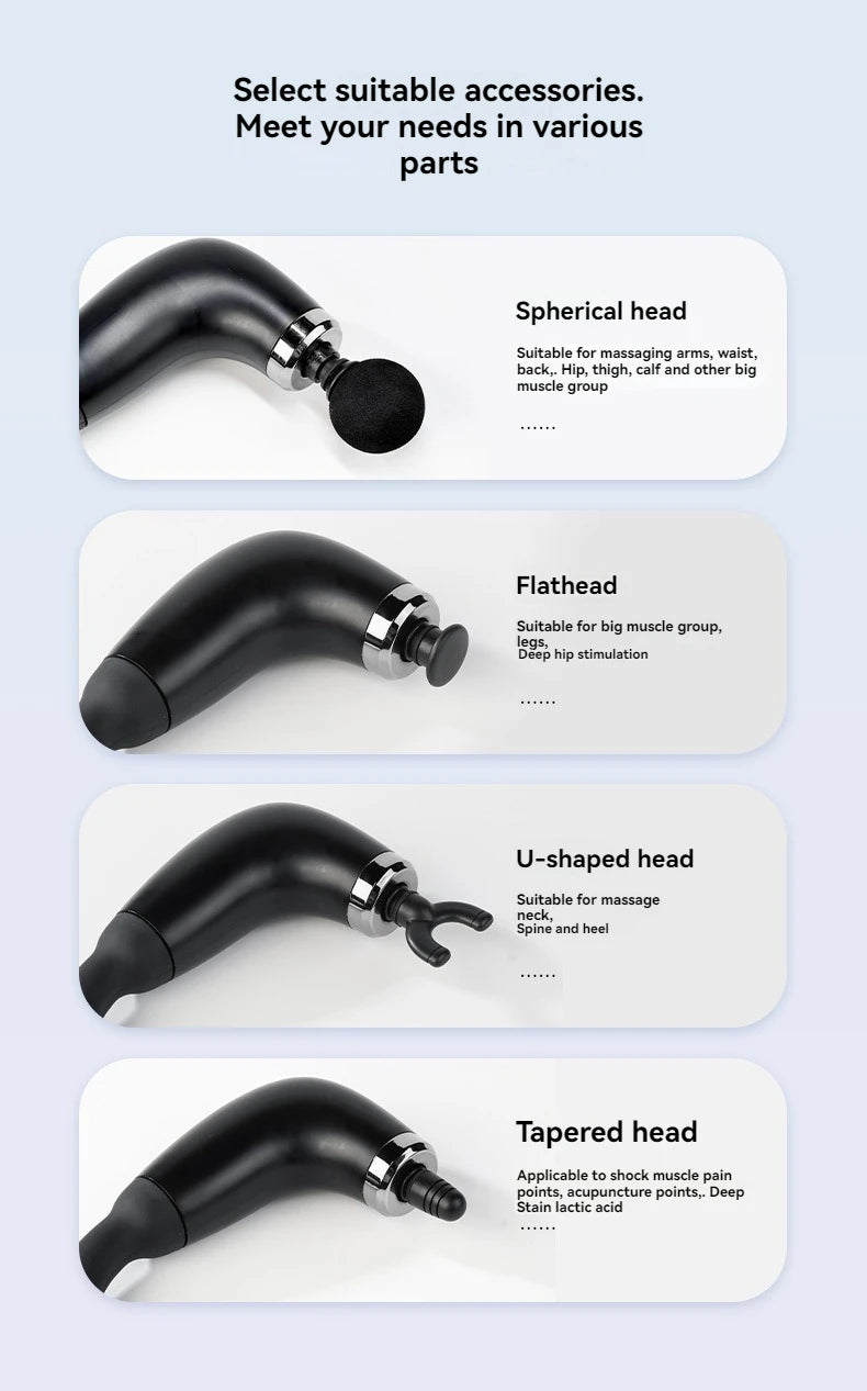 Smart Fascia Gun Electric Massager Massage Hammer Electric Fascia Gun