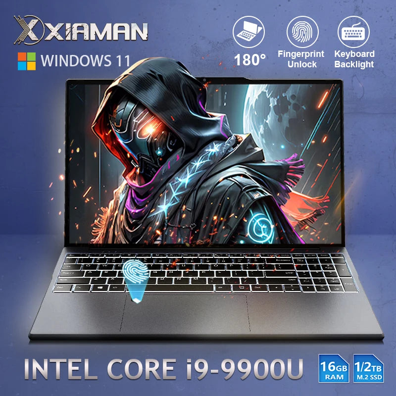 New 15.6" Intel Core i9 9900U Gaming Laptop