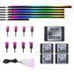 Full Color Streamer Car Ambient Lights RGB 64 Color Universal LED