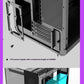 X-GAMERX Phantom Wings LCD Edition Black Seaview Room Case 360 Water-cooling Host