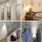 LED Wall Mounted Lights with Remote Wireless Magnetic Wall Sconces 3 Color