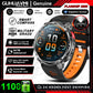 Waterproof GPS Compass Flashlight 1.7" AMOLED HD Call Sports Smart Watch